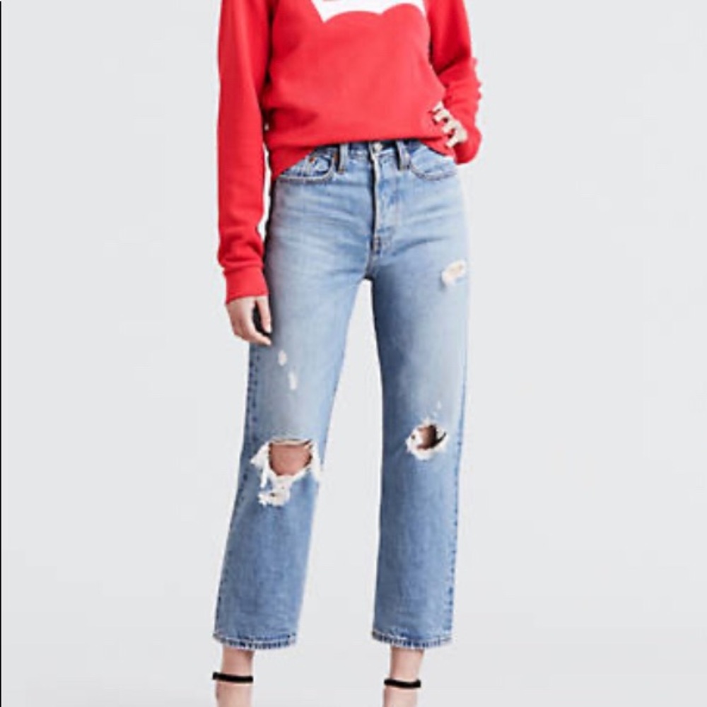 Levi’s wedgie straight jeans authentically yours